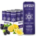 Odyssey Elixir Cognition + Sustainable Energy - , L teanina , limonada de mora - empaque 12 unidades
