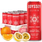 Odyssey Elixir Cognition + Energía Sostenible – Guayaba naranja y maracuyá empaque 12 unidades