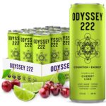 Odyssey – Bebida energética 222, preentrenamiento, 222 mg, 12 unidades